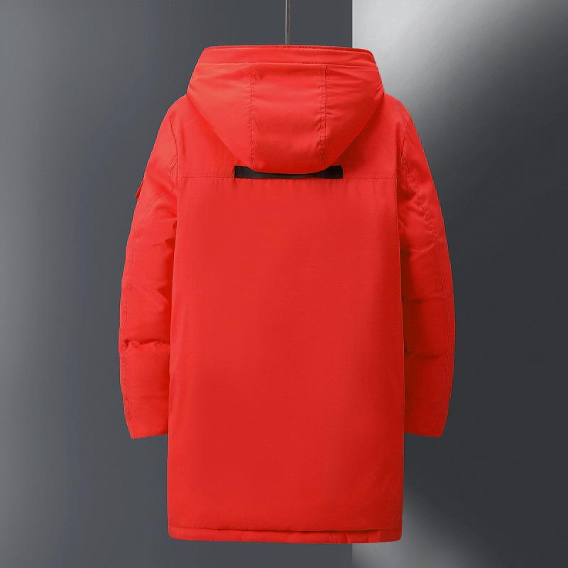 Medium and Long Large Size Korean Version Coat Winter Tooling Men's and Women's Cotton-padded Clothes