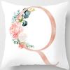 New Fashion 26 English Letter Pattern Cushion Cover Home Fabric Sofa Modern Style Pillow Cover
