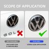 Car Logo Front Grille Rear Trunk Decoration Sticker Accessories For VW GTI Golf MK6 MK7 Polo Passat CC Tiguan T-ROC Jetta Arteon zl2