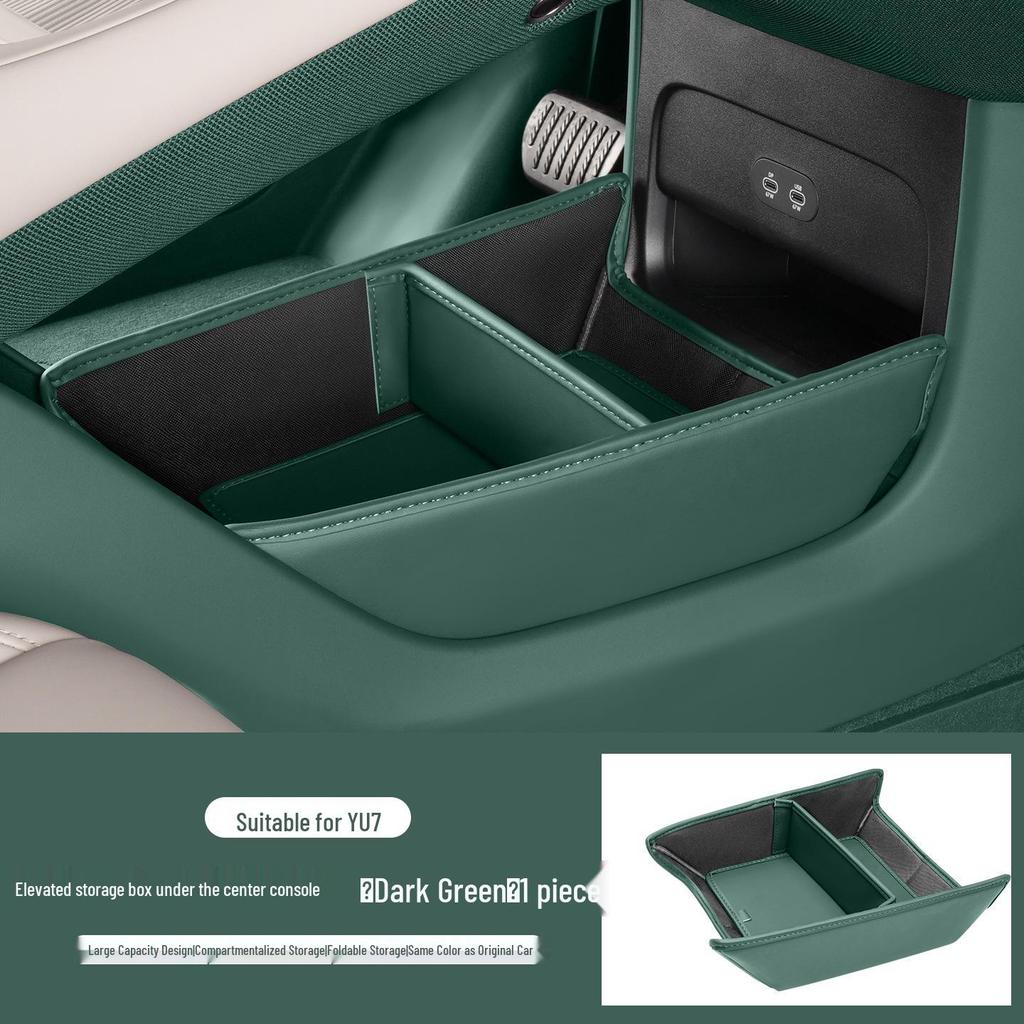 Xiaomi YU7 Center Console Leather Folding Storage Box