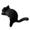 Cats Hook Cats Shaped Shelf Hook Lying Cats Key Holder for Shelf Placement, Extended-Tail Plastic Hook for Small Items and Interior Display Accent