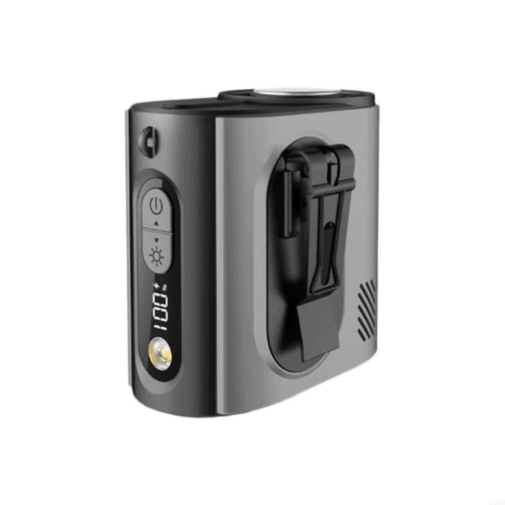 Fast Speed Waist Cooling Fan Hands-Free Semiconductor Cooling Fan Portable Waist Fan  Outdoor Work серый