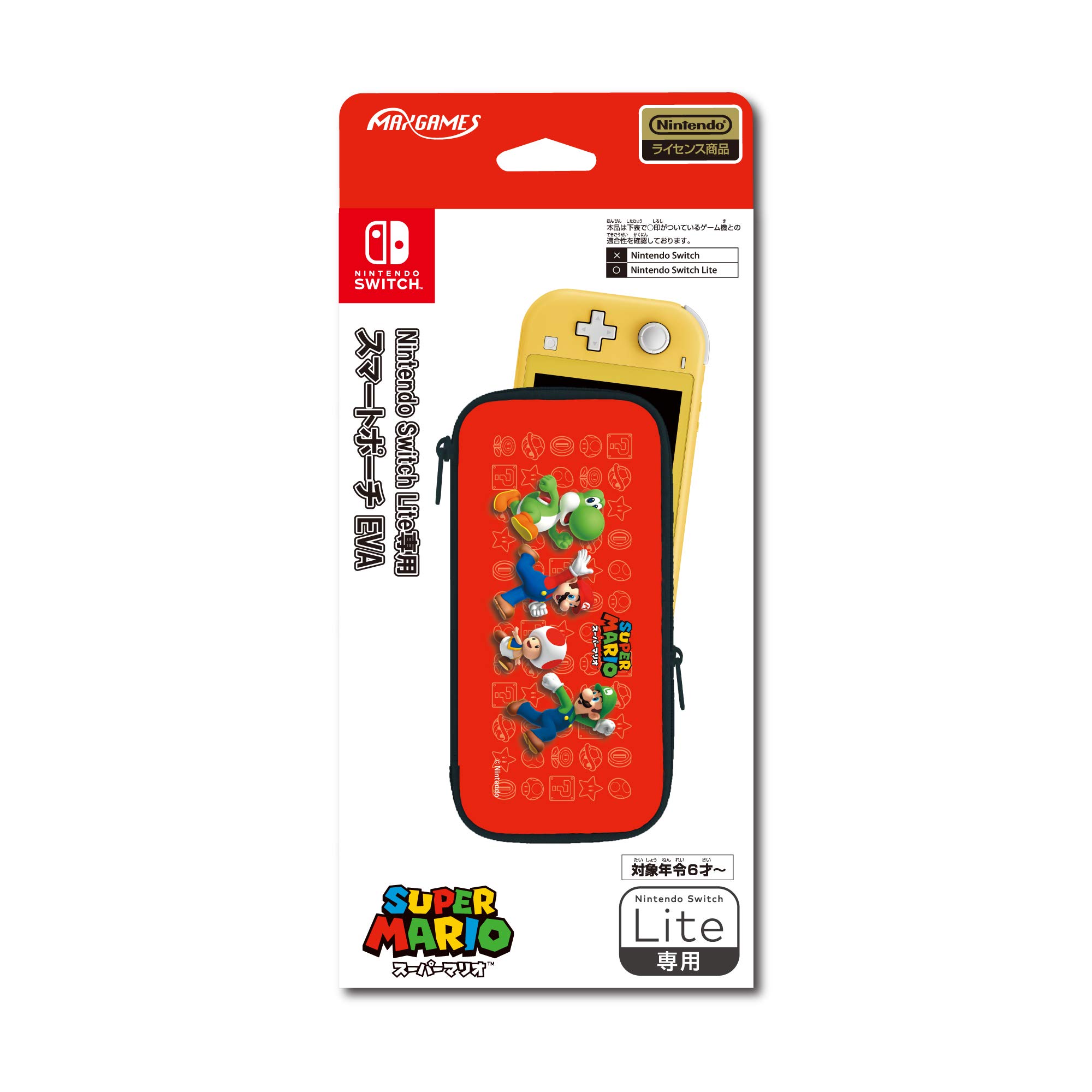 

ліцензований Smart pouch для Nintendo Switch Lite EVA Super Mario [продукт Nintendo]