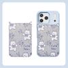 Gilt cartoon mobile phone case, suitable for iPhone17/16 anti-drop protective case, replaceable back plate