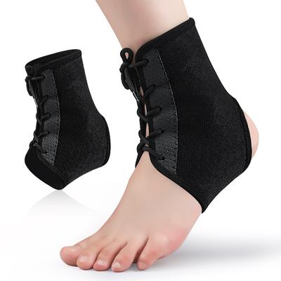 1pcs Adjustable Lace-Up Ankle Support Brace Lightweight Breathable Ankle Protector for Running Basketball Injury Recovery Sprain