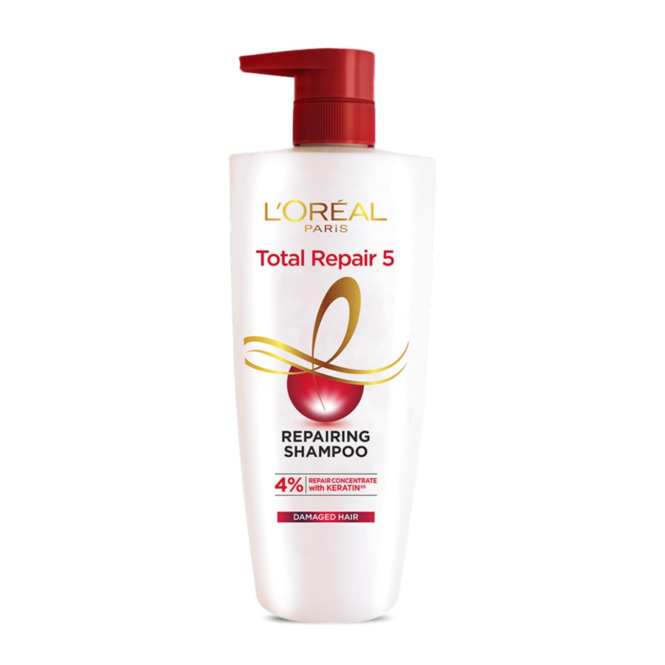 Шампунь L Oreal Paris 650 мл | Для поврежденных и слабых волос | Про-Кератин + Керамиды | Total Repair 5