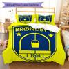 Brøndby IF Bedding Quilt Set Quilt Cover Pillowcase Home Decoration Birthday Gift (1 * Duvet Cover + 2 * Pillowcase, Without Core)