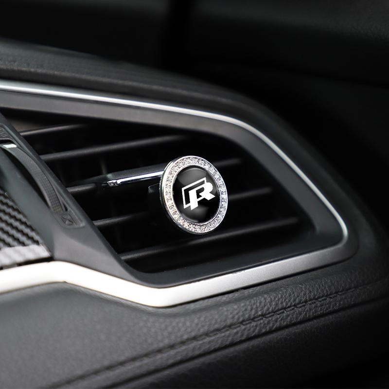 F1Car Air Outlet Aromatherapy Clip Perfume Diffuser Auto Interiors For Volkswagen VW RLine R GTI Golf Amarok T5 ID3 Tiguan Caddy