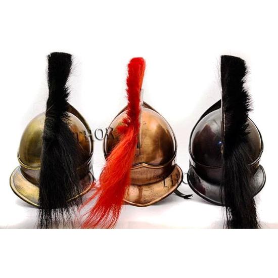 3 Pcs. Set Spartan Helmet Fully Wearable Costume Multiple Colors Decorative Gift