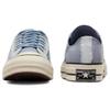 Converse Strapazierfähige Stoßdämpfende Low-Top Canvas Schuhe Unisex Sneaker Grau Blau A06539C