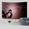 Handsome Male Celebrity Portrait Tapestry  Celebrity Photo Design Perfect for Fan Room Decoration Large Wall Hanging Artwork