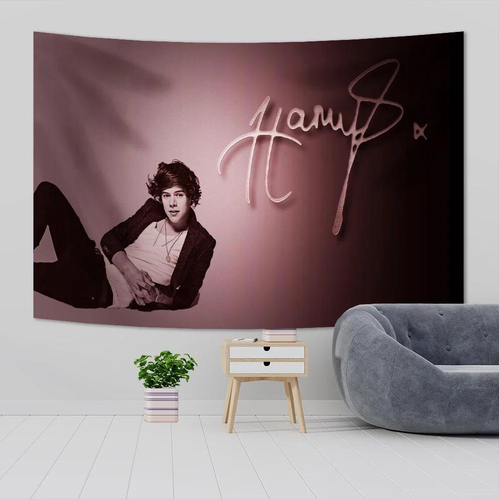 Handsome Male Celebrity Portrait Tapestry Celebrity Photo Design Perfect for Fan Room Decoration Large Wall Hanging Artwork