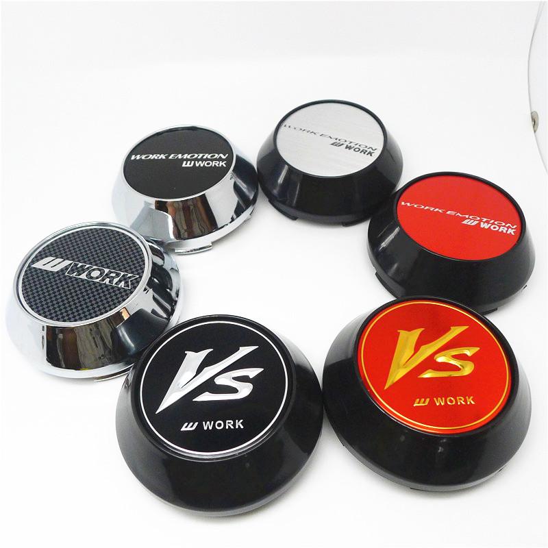 4pcs 65mm Car Wheel Hub Cover Center Caps for VS W Work Emotion X7 Racing Styling Badge Emblem Accessories