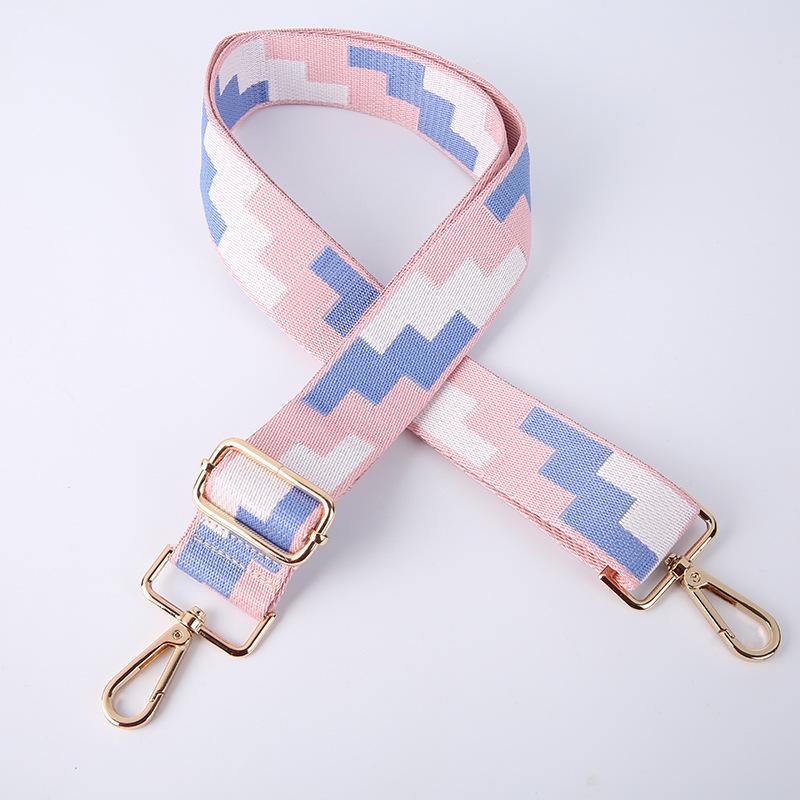 Creative Fashion Square Ethnic Style Adjustable Long Shoulder Strap Crossbody Shoulder Bag Strap Bag Shoulder Strap Accessories