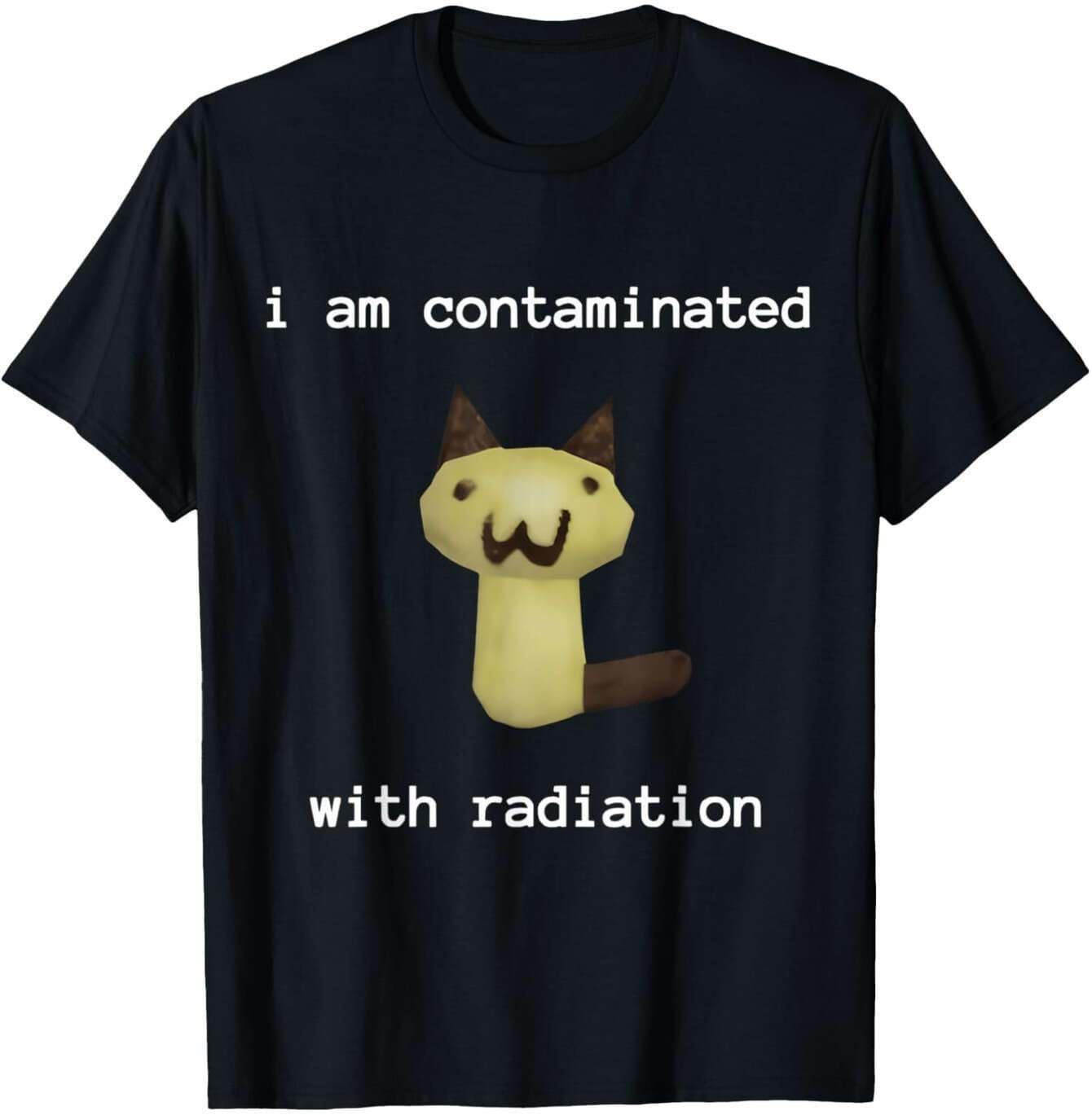 

Men s I Am Contaminated Radiation Shirt - Humor Graphic Tee - Cotton (S-3XL) S разноцветный