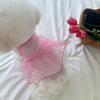 Soft Tulle Pet Princess Dress Breathable Mesh Cat Vest Dress Cute Cat Clothing  Dogs Cats