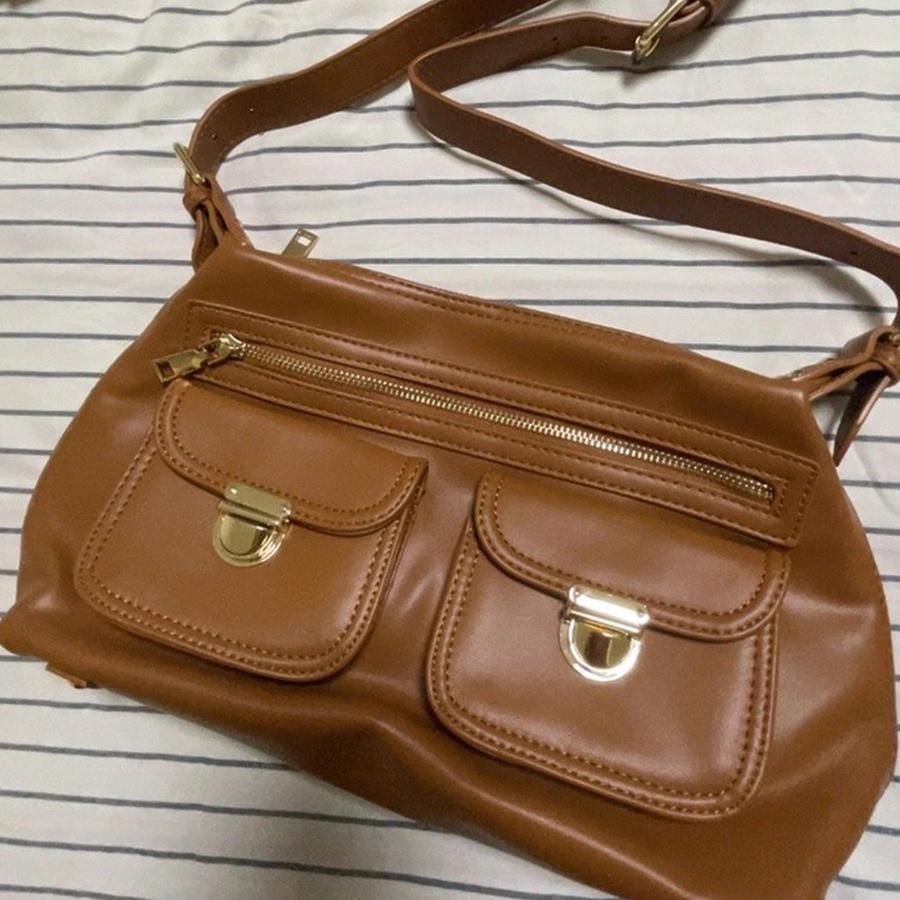 Koreanische Große Kapazität Einzelne Schulter Damen Tasche Vielseitig Vintage Pendler Unterarmtasche Herbst Mehrere Taschen Tragetasche Braun