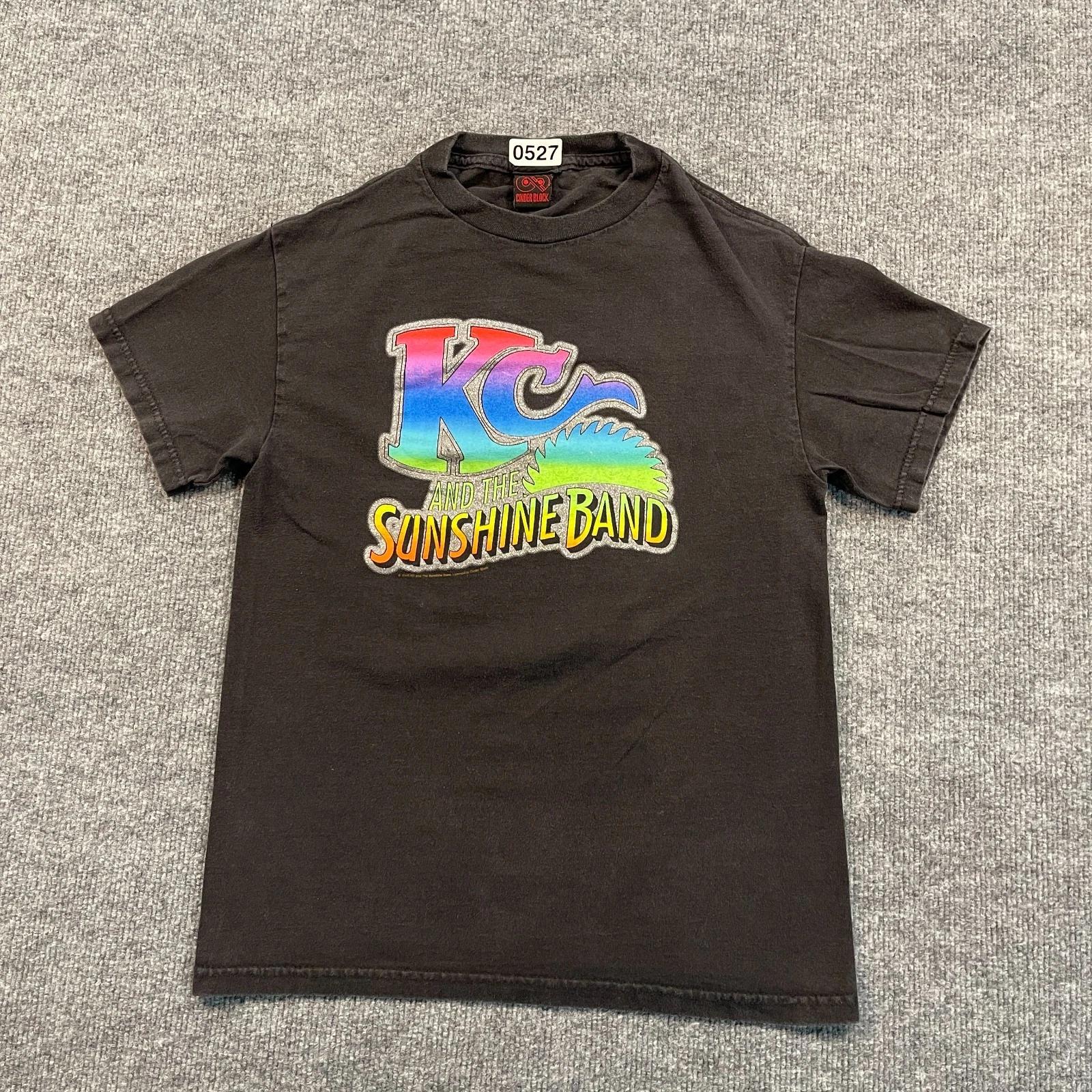 

Vintage Y2K KC And The Sunshine Band Boogie-Man Shirt Small 17x25 Black M