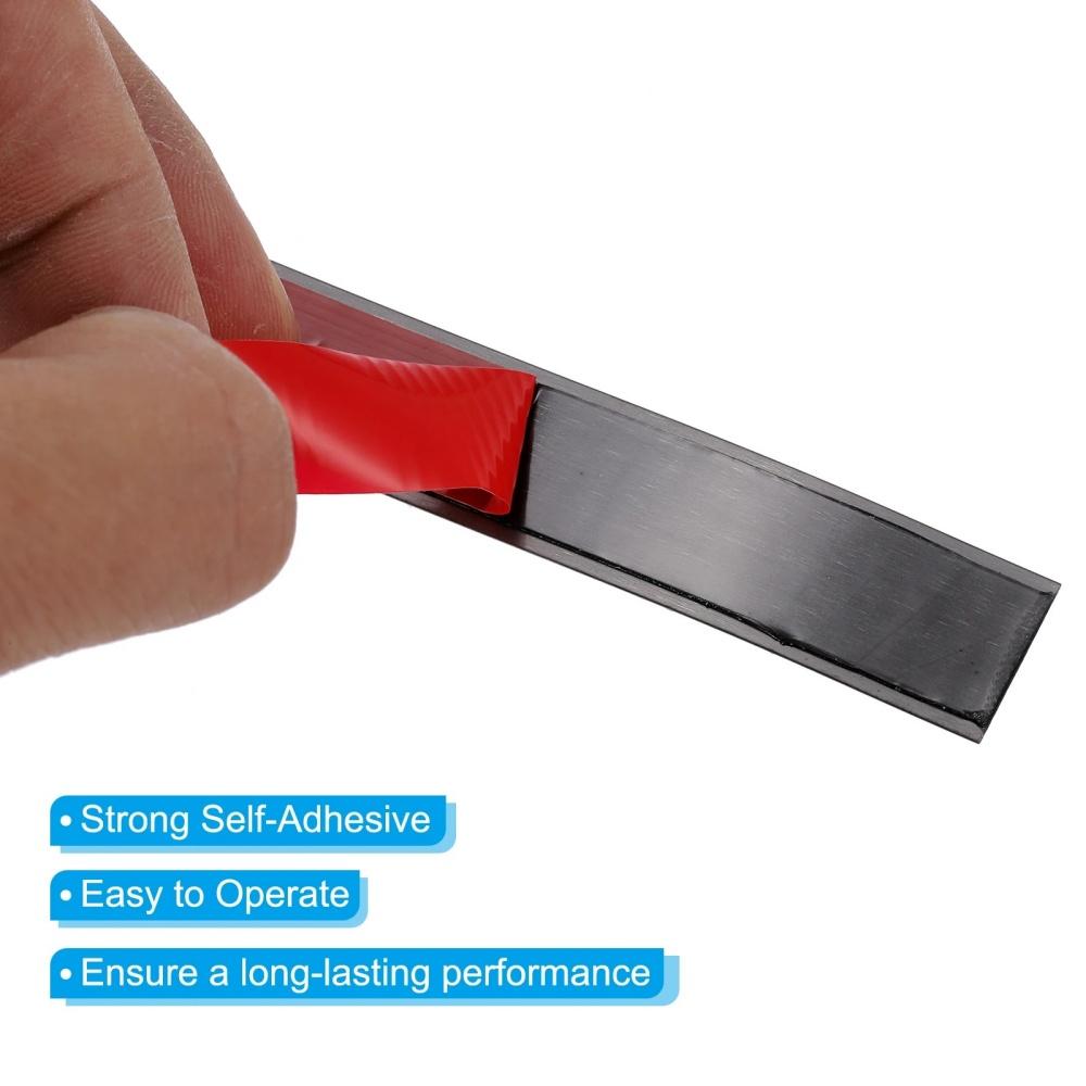 1pc 2.44m/96.06in Stainless Steel Decorative Strip Molding Wall Trim Tape Metal Strips Flexible Self Adhesive Edging Background