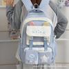 Schoolbag new cute cartoon campus schoolbag female college style backpack junior high school students lightweight large capacity backpack