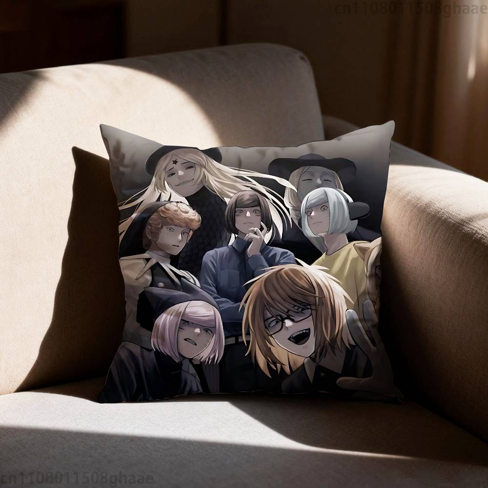 RRanfren Anime Pillow Case Pillow Case Living Room Sofa Cushion Cover Suitable For Home Bedroom Room Decoration