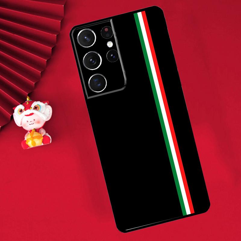 Italian Italy Flag Case For Samsung Galaxy S24 S23 S22 S21 Ultra S20 FE Note 20 10 Plus S8 S9 S10 Back Cover
