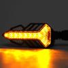1Pair Motorcycle LED Water Flowing Turn Signal Light Indicator Blinker Lamp Universal