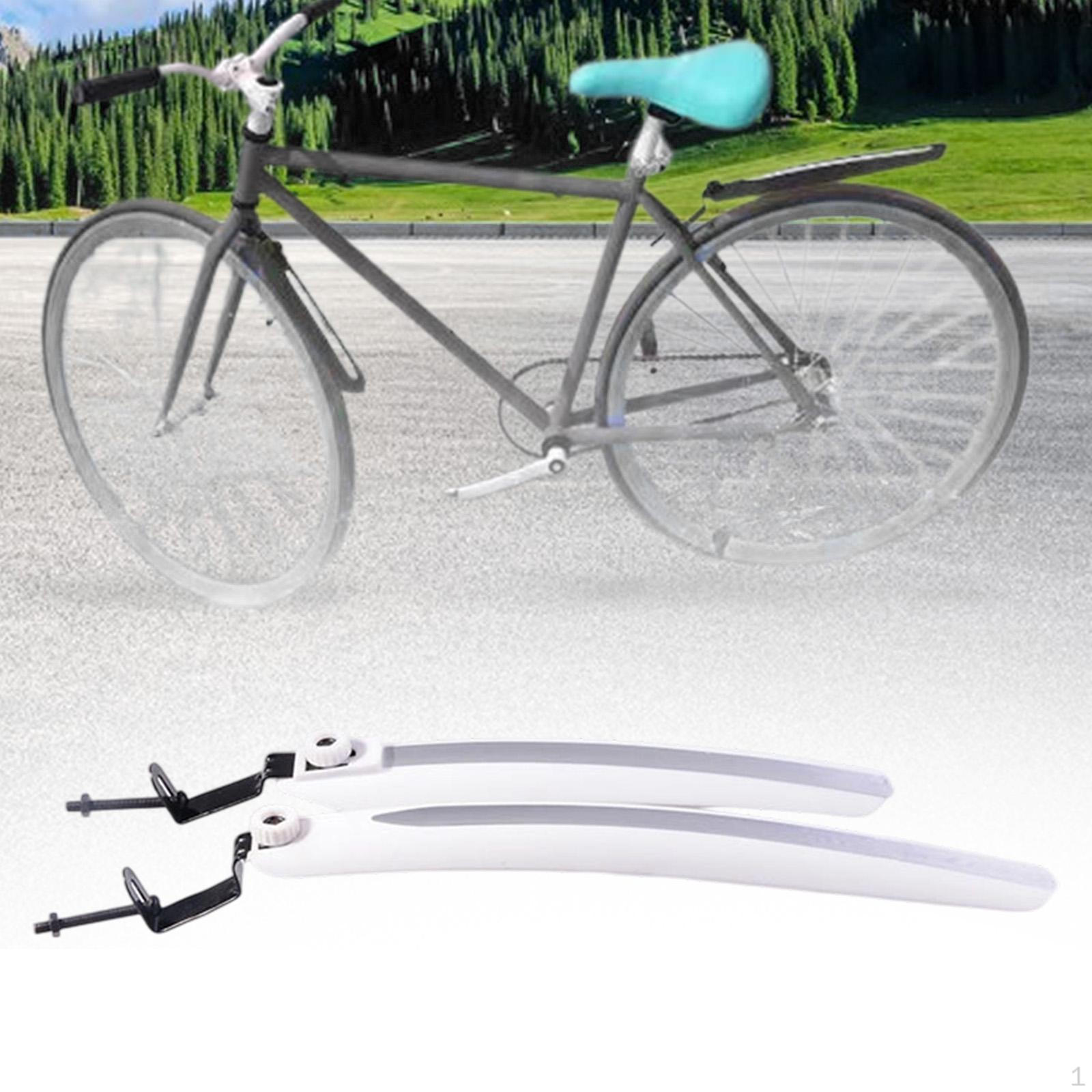 

Комплект брызговиков для горного велосипеда Аксессуары Легкая установка Запасные части Брызговик Ремонт Передний белый