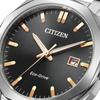 Citizen მამაკაცის BM7620-83E ( საათი CITIZEN COLLECTION მზის ენერგიაზე მომუშავე Eco-Drive) მრგვალი საათი უჟანგავი