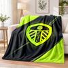 Leeds United Printed Flannel Blanket Warm Comfort Bed Throw For Indoor Home Decoration