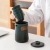 Portable storage travel tea set, coarse pottery Japanese-style express cup, one pot of four cups, a complete set of anti-scalding teapot teacups