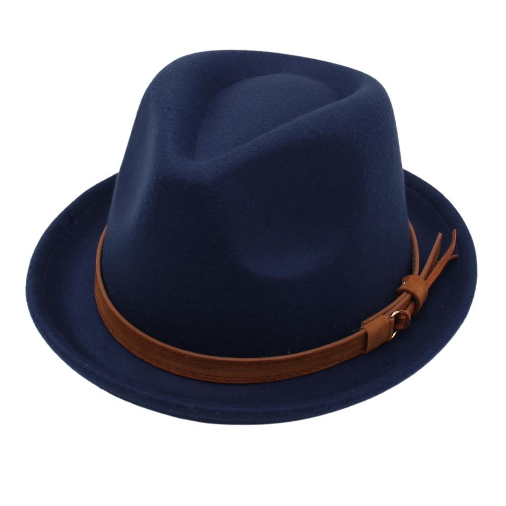 Western Cowboy Hat New Tibetan Ethnic Woolen Jazz Hat Grassland Outdoor Sunshade Top Hat