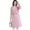 Korean Fashion Temperament Wool Coat Women Long Sleeve Autumn Winter Women's Slim Fit Wool Coat