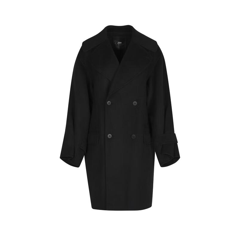 JNBY 2023 Winter 100% Wool Loose Fit Lapel Coat
