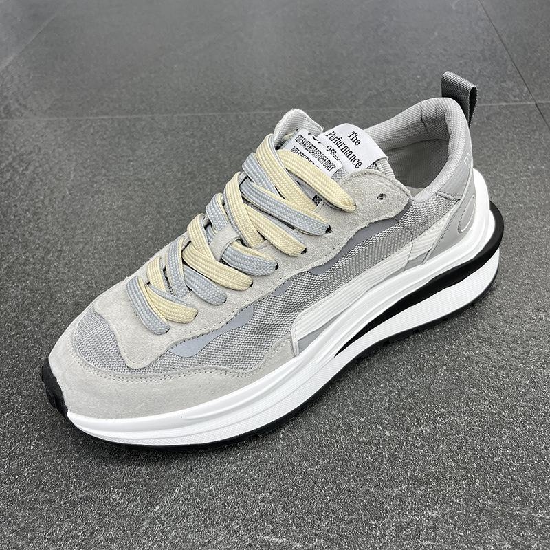 Nuevos zapatos de gofre transpirables para deporte y ocio plataforma zapatos de papá bc