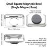 Xiaomi Round Square Magnetic Bowl, Stainless Steel Parts Tray, Durable, Holds Screws Nuts Bolts, Easy Access, Prevents Loss, Workshop
