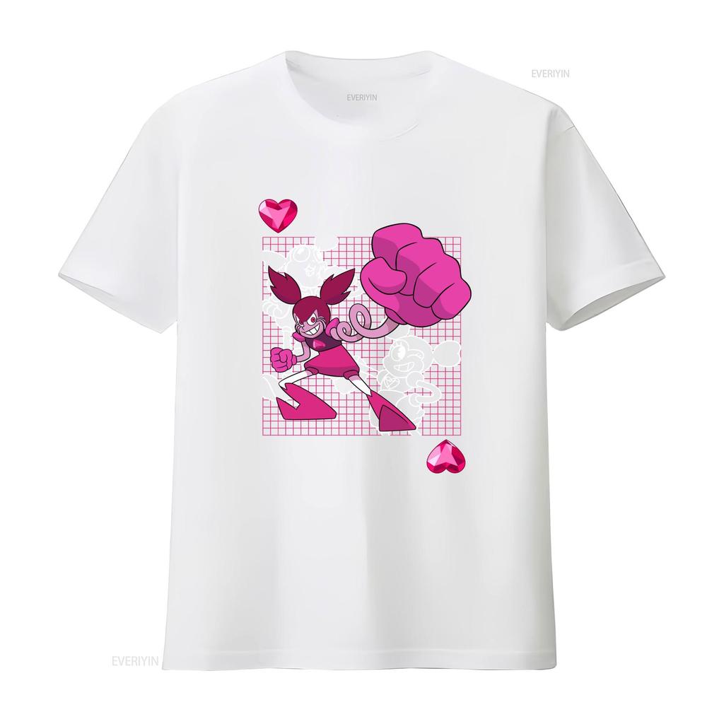 Steven Universe Mens The Movie Spinel Punch T Shirt New Styles In S L XL Vintage Washed Homme Stretched Fashion Streetwear Soft