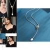 Elegant Pearl Tassel Necklace 2024 New Fashion Sweater Chain High-end Luxury Jewelry