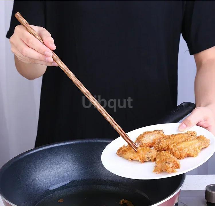 Long Chopsticks Noodles Fried Hot Pot Chinese Style Wooden wood noodle chop stick kitchen chafing dish Public bamboo chopsticks