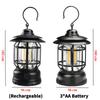 Outdoor Cob Camping Light Multifunctional Retro Portable Led Hanging Emergency Lamp Tent Light