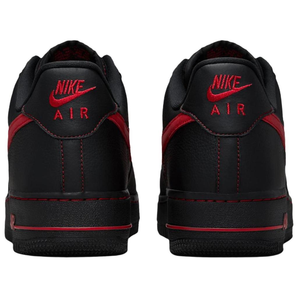 Nike Air Force 1 07 LV8 Bred Men Sneakers Black University-Red HQ2037-005