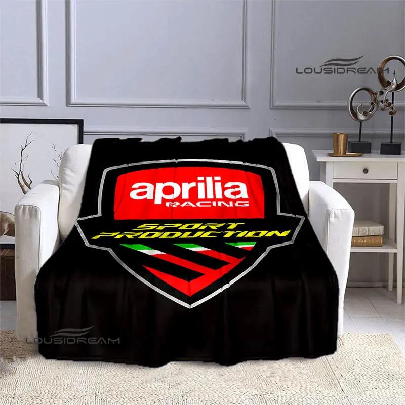 Aprilia Motorcycle Logo Printed Blanket Children's Warm Blanket Soft and Comfortable Blanket Home Travel Blanket Birthday Gift