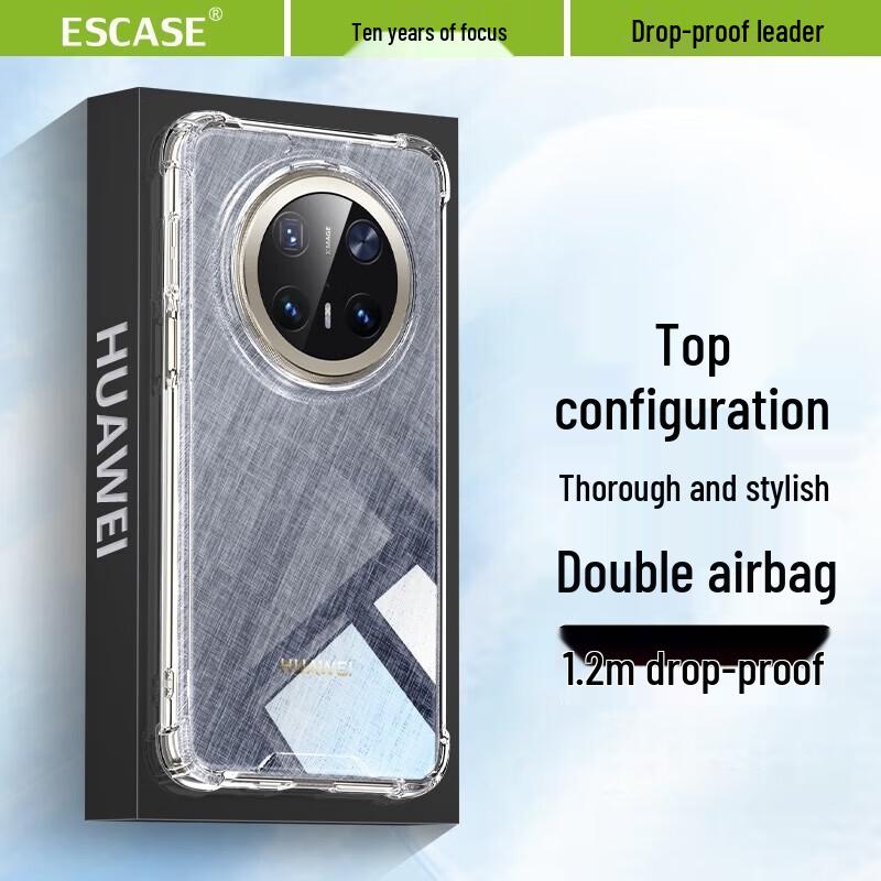 ESCASE Huawei Anti-Yellowing Clear Shockproof Phone Case