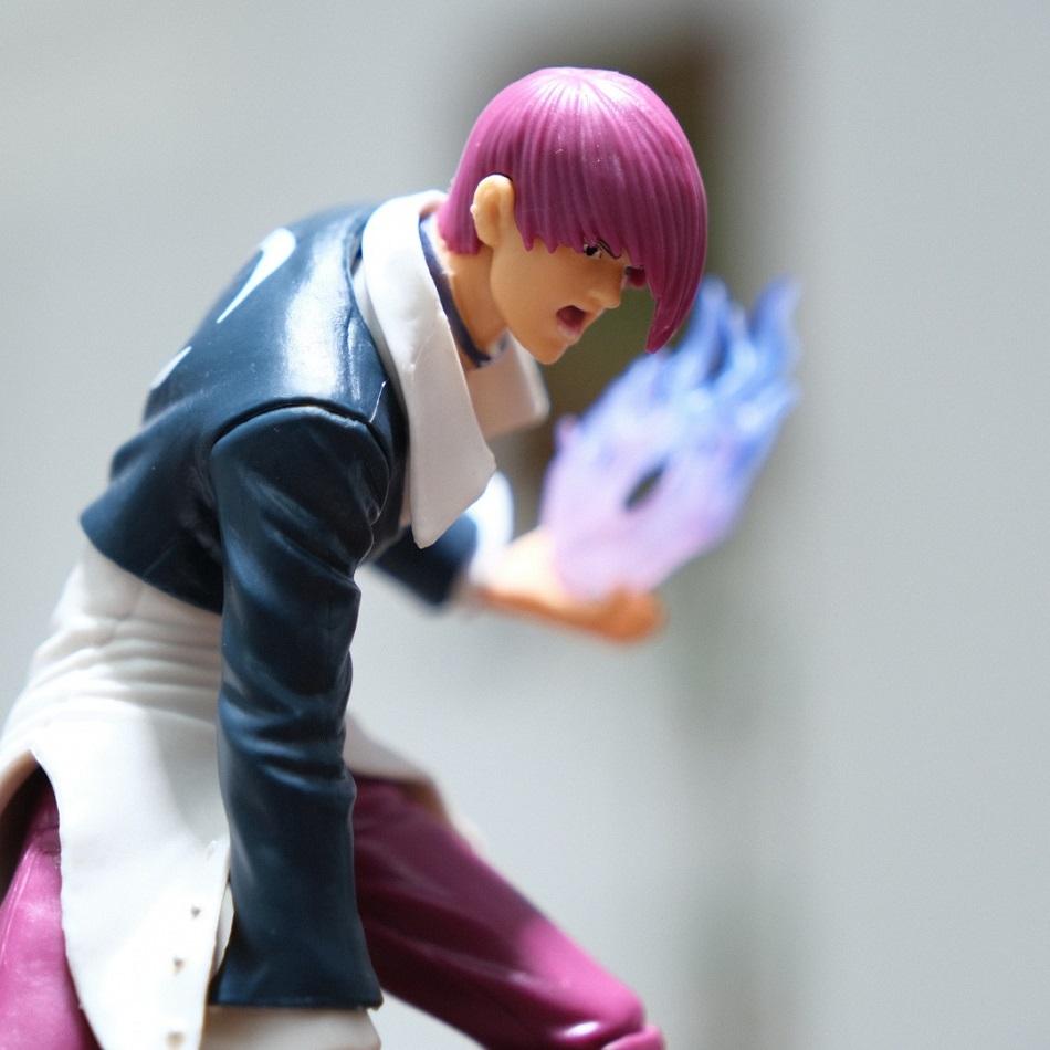 18cm The King of Fighters '98 SNK Anime Figure Kyo Kusanagi Iori Yagami Action Figures Arcade Game Peripheral PVC Model Toy Gift