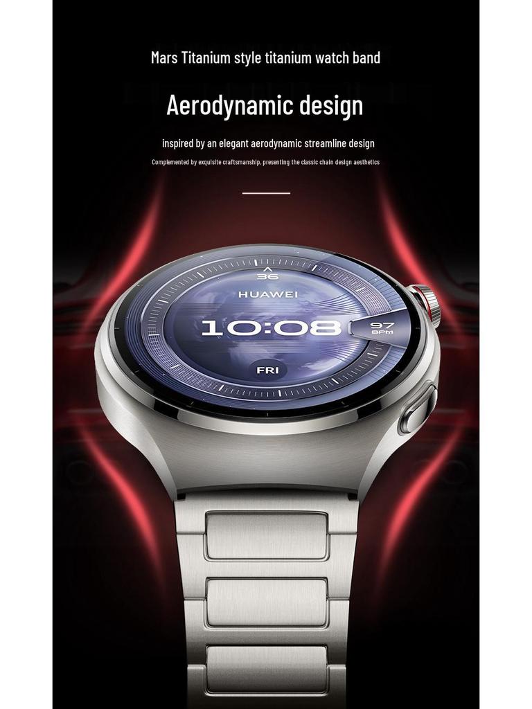 Huawei Watch 5 Slim Titanium Metal H-Link Strap for GT5/4 Pro Smartwatch