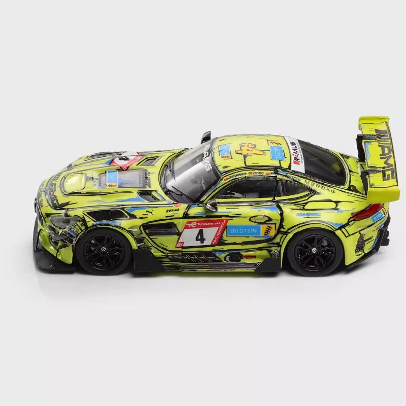Rhino Model1:64 2024 Mercedes-Benz AMG GT S DTM Nürburgring Racing Simulation Alloy Car Models Collection