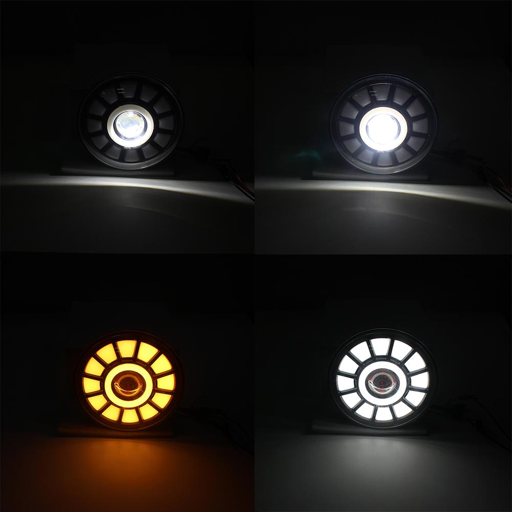 Motorcycle 7 inch Round LED Headlight For Harley Touring Ultra Classic Electra Street Glide For Lada 4x4 Motorcycle Headlamp