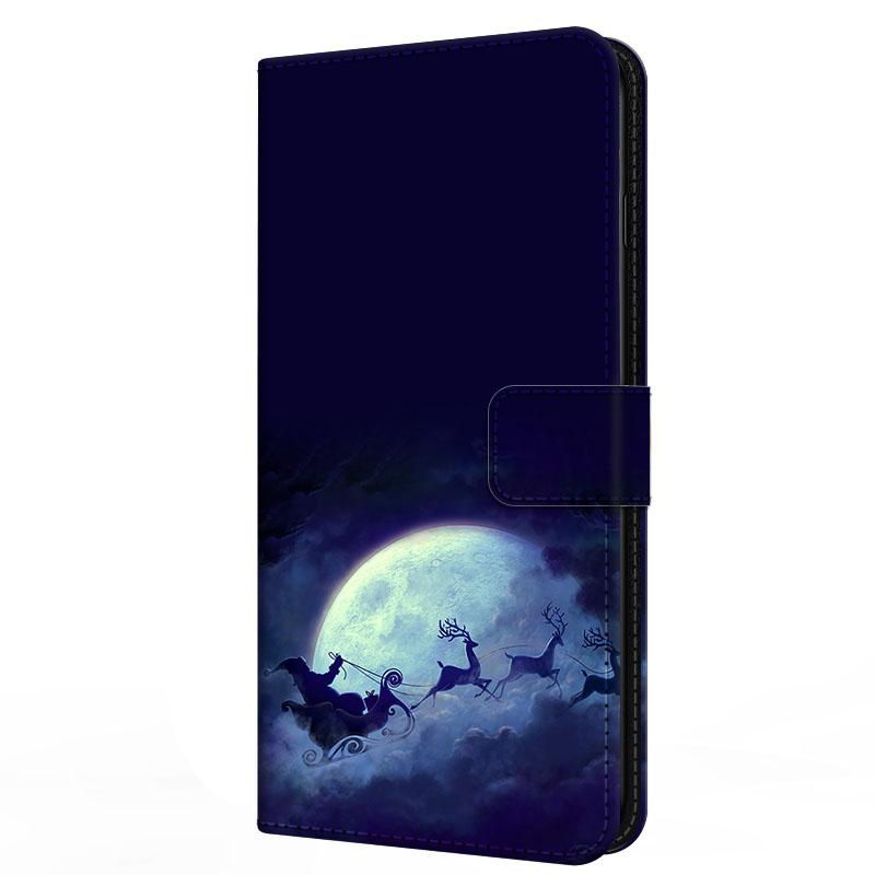 Cover For Xiaomi Poco F7 F 7 Relief Stand Book Flip Leather Case Merry Christmas Magnetic Wallet Protector Redmi Turbo 4 Pro