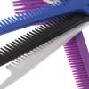 Fishbone Art Highlighting Comb Three-Sided Pointed Tooth Hair Dye Brush Comb