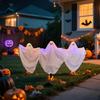 Halloween Decorative Props LED Light-up 3-piece Set, Outdoor Party Grass Ground Insert .